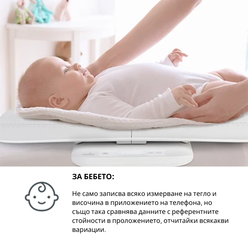 Cantar Nuvita PrimiPesi: Monitorizare Inteligentă - imagine 4