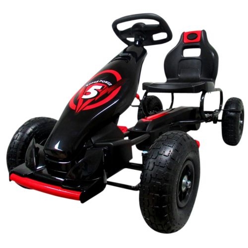 R-Sport Gokart Rosu cu Roti Gonflabile - imagine 3