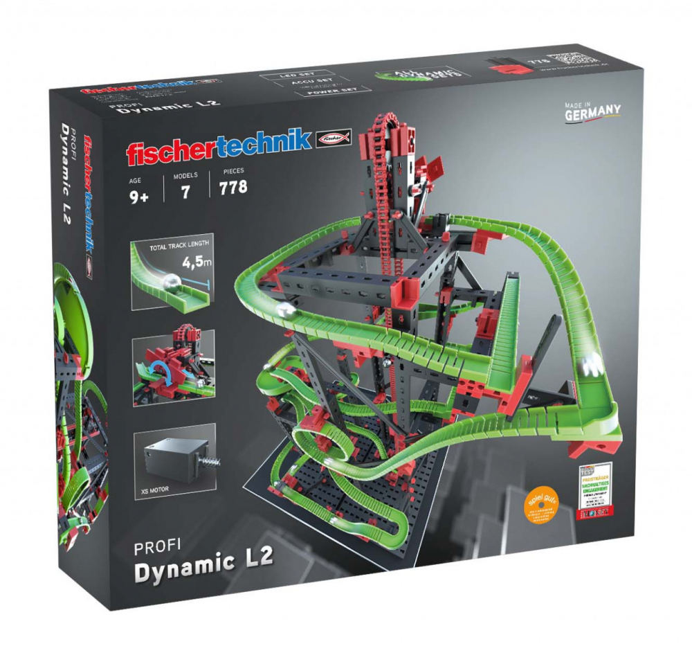 Kit STEM Dynamic L2 Fischertechnik | Cursă Distractivă