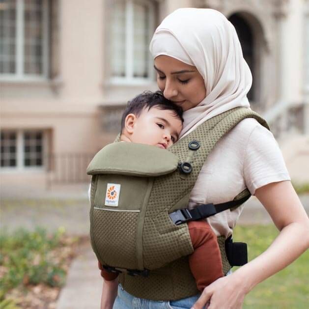 Marsupiu Ergobaby Adapt Soft Flex Mesh, Olive