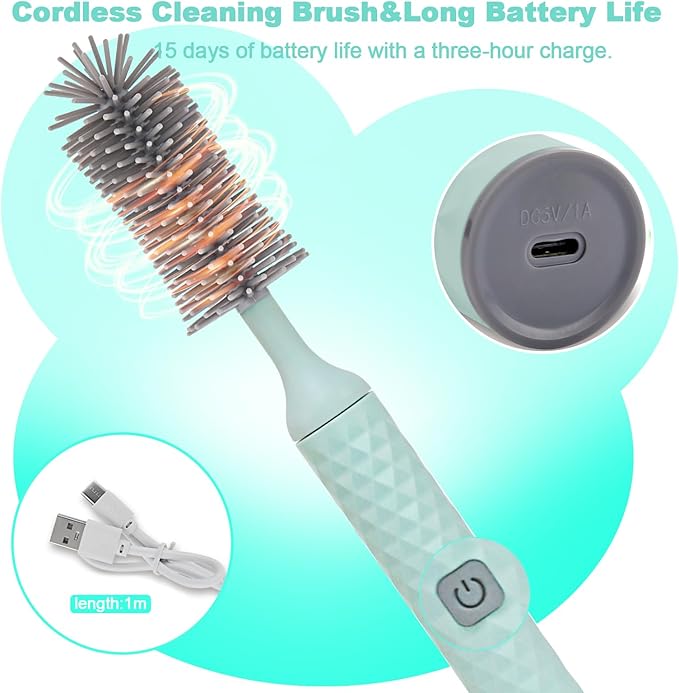 Perie Electrică 2in1 Cangaroo Biberoane - imagine 4