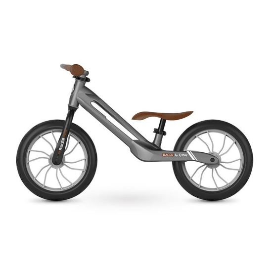 Bicicleta Fără Pedale QPlay Racer Gri | Dezvoltare Echilibru