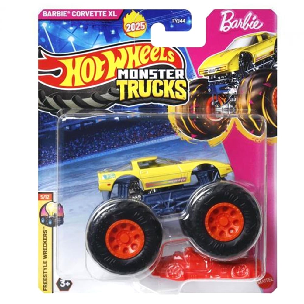 Hot Wheels Barbie Corvette XL Monster Truck