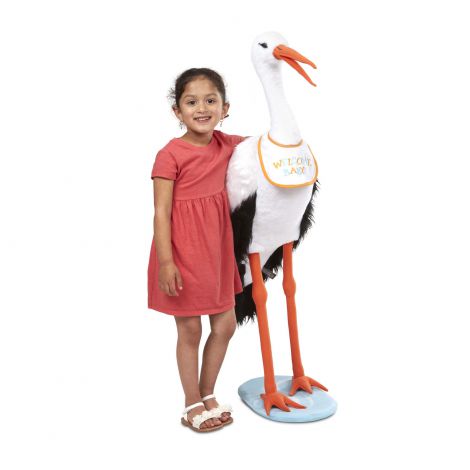 Barza Gigant Plus Melissa & Doug, cu Bebe Inclus - imagine 4