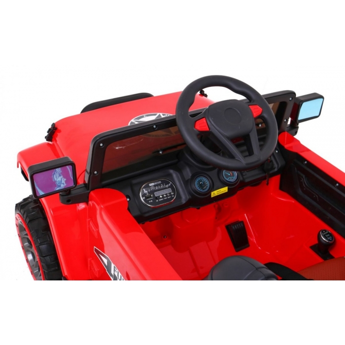 Mașinuță Electrică Ramiz 140W Roșu cu Telecomandă - imagine 5