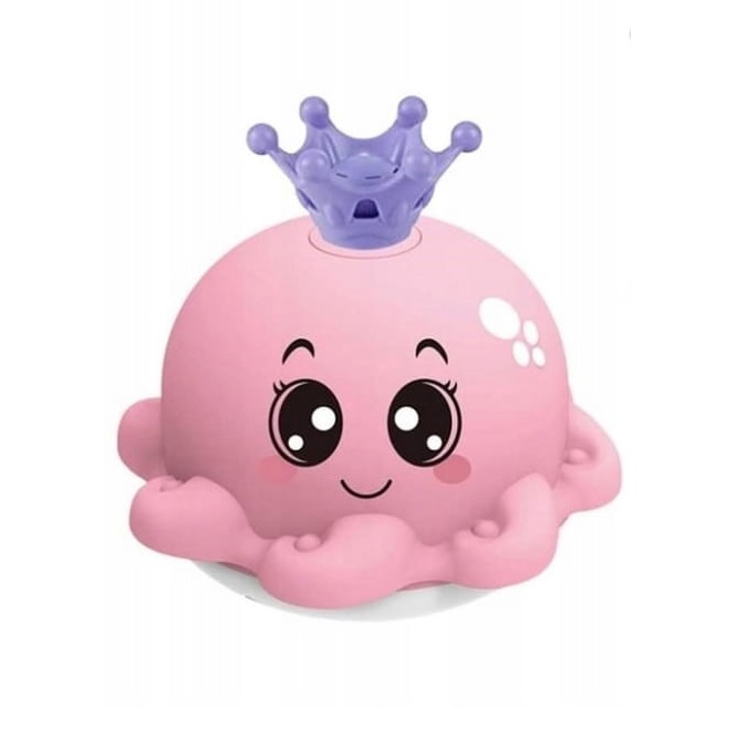 Doris Octopus Fântână | Jucărie de baie Roz - imagine 4