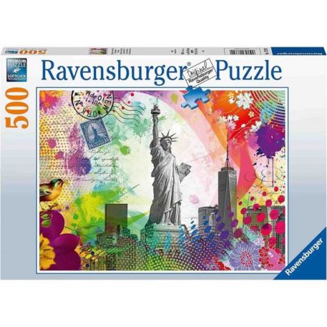Puzzle New York 500 piese Ravensburger - imagine 2