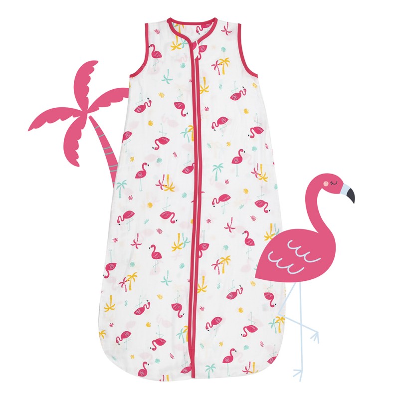 Sac de Dormit Bamboo Flamingo Slumbersac, 110 cm - imagine 4