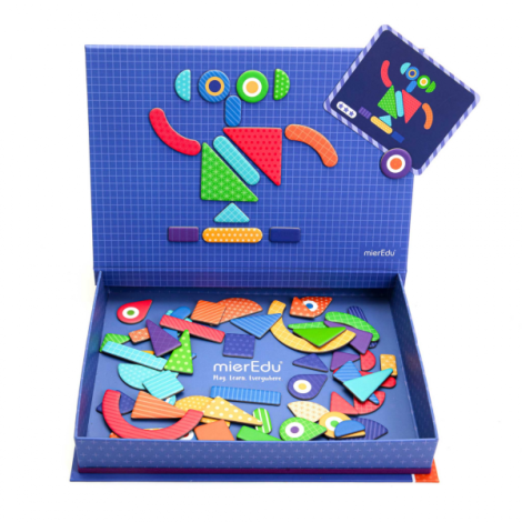 Mieredu Puzzle Magnetic Forme - Joc Educativ - imagine 10