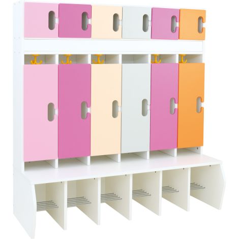 Set vestiare Chameleon 6 alb Moje Bambino