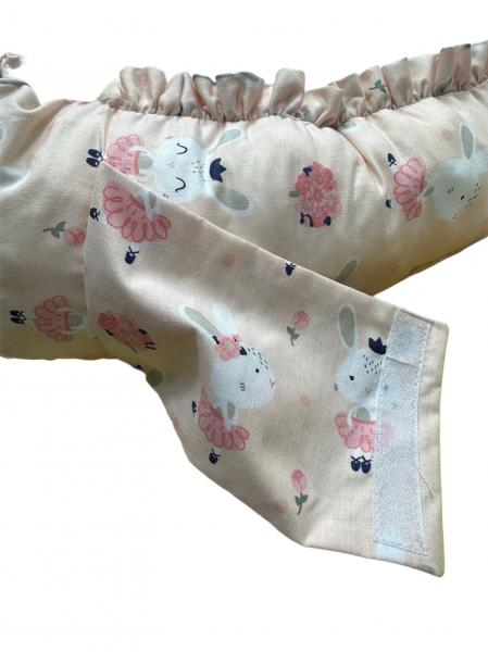 Baby Nest Bunny Pink Mykids - Confort și Siguranță - imagine 2