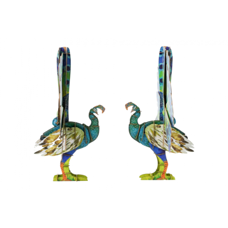 Puzzle 3D Mieredu Paun Deluxe Educativ ECO - imagine 5