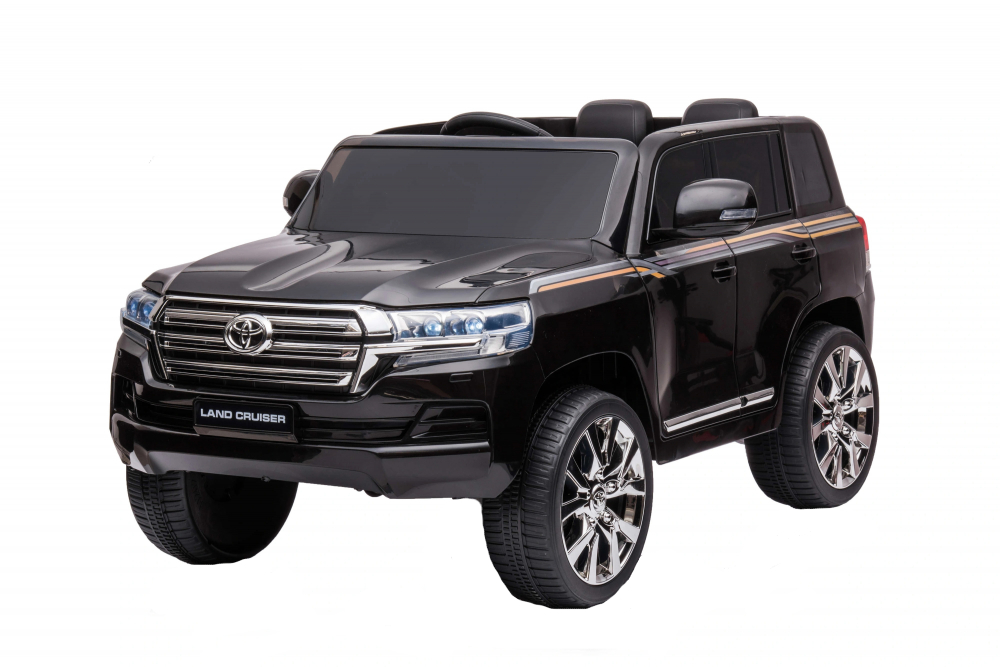 Toyota Land Cruiser Electrică Negru, 2.4 GHz, Roți EVA - imagine 4