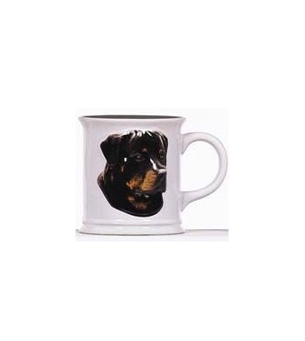 Cana Rottweiler Relief Ceramica | Cadou Iubitori Animale
