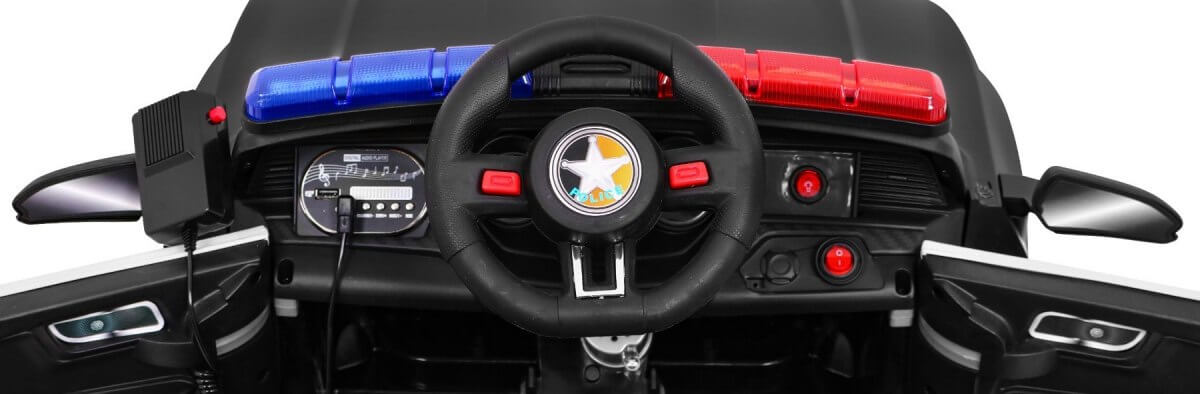 Masinuta Politie GT Sport Electrica cu Megafon - imagine 8