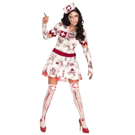 Costum Zombie Asistentă Halloween Widmann