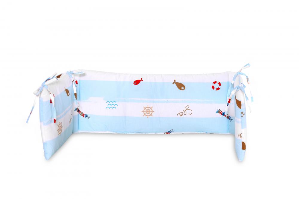 Protectie Pat Lorelli Adventure Blue, 140x27 cm