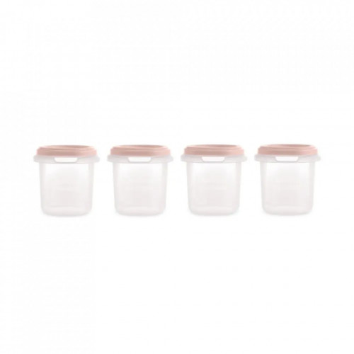 Set 4 Recipiente Gradate Miniland Candy 200ml