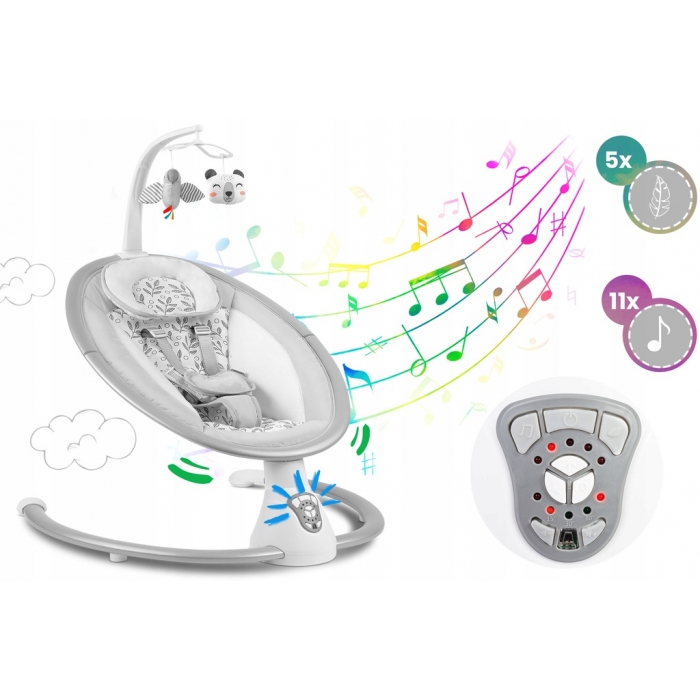 Leagan Electric Ricokids cu Vibrații și Muzică - imagine 6