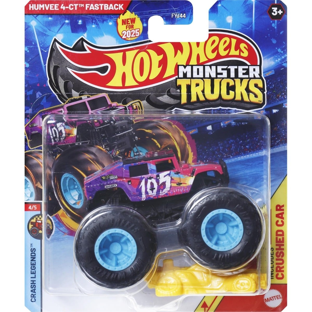 Hot Wheels Humvee 4-CT Fastback Monster Truck