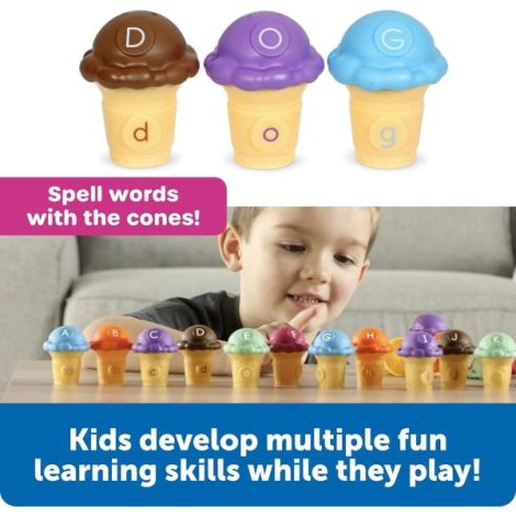 Set Educativ Alfabet Inghetate Colorate Learning Resources - imagine 3