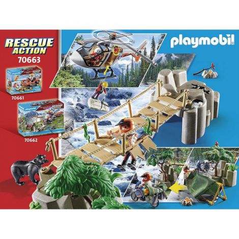 Playmobil Salvare din Canion - Elicopter de Pompieri - imagine 4