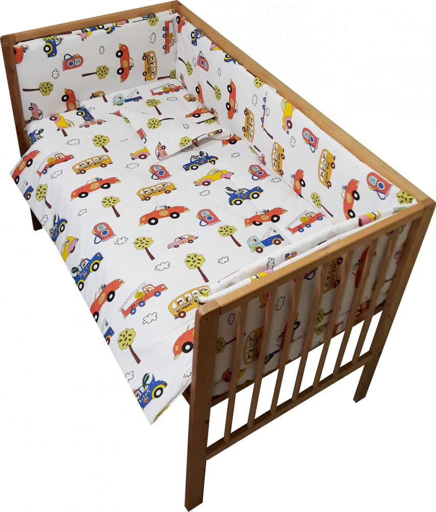 Lenjerie Patut 120x60 cm, 5 Piese, Nichiduta - imagine 2