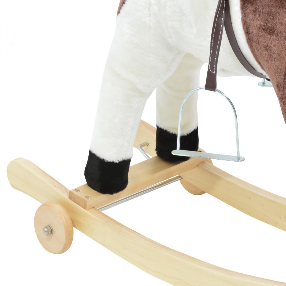 Balansoar Calut Little Mom Rider cu Muzică - imagine 2