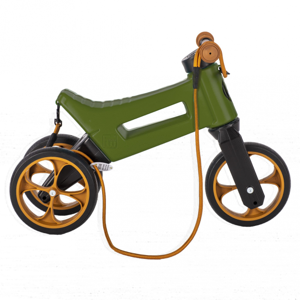 Funny Wheels Rider SuperSport 2 în 1 Khaki, 18+ luni - imagine 2