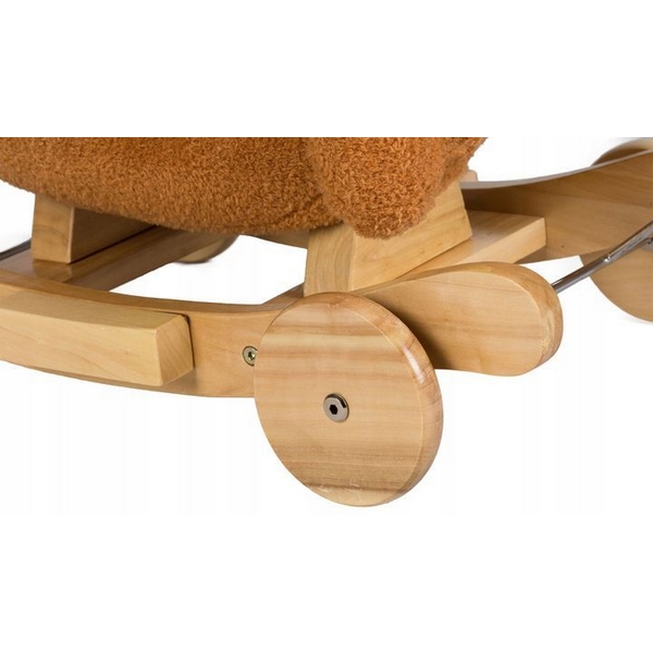 Balansoar Cateluș Ecotoys 2-în-1 cu Roti - imagine 2