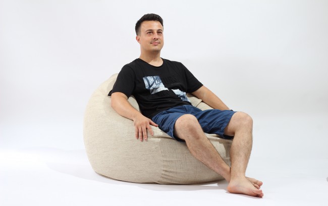 Fotoliu Puf Matusalem Moon Grey | Pufrelax