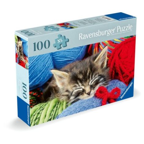Ravensburger Puzzle Vârstnici Pisicuță 100 Piese - imagine 2