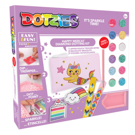 Set Pisica-Sirena Diamond Dotz 5in1