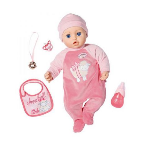 Baby Annabell Papusă Interactivă, Corp Moale, 43 cm - imagine 4