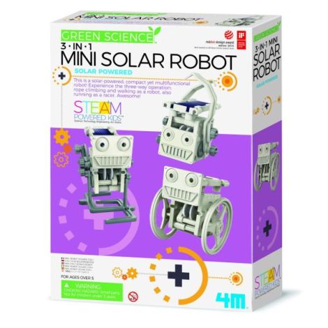 Kit Robot Solar 3-in-1 4M - Stiinta Verde
