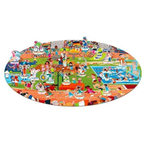 Sassi Puzzle Sport 200 piese + Carte educativă - imagine 2