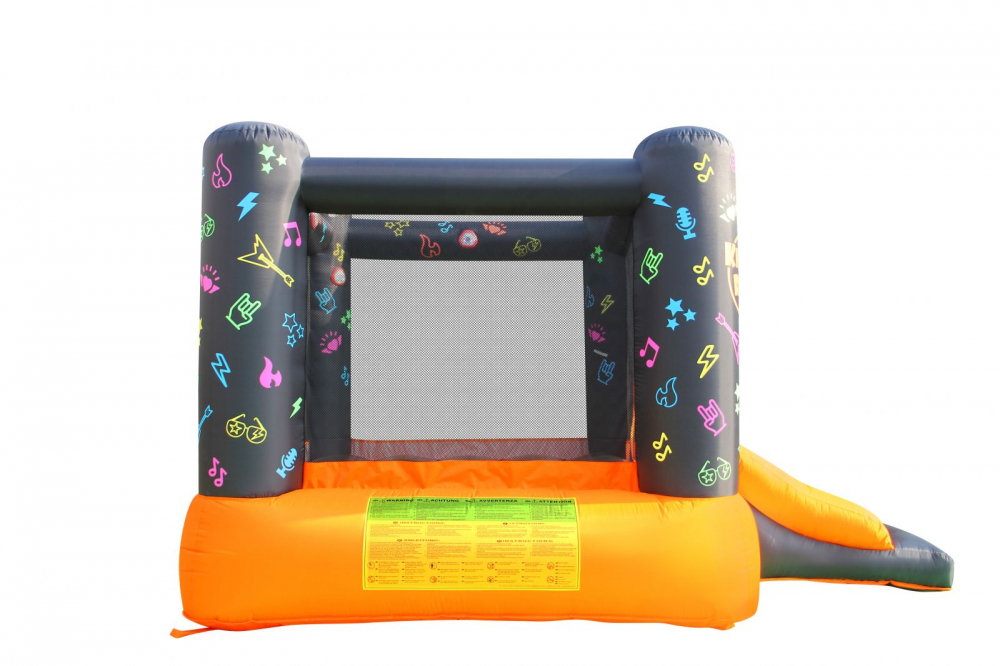 Saltea Gonflabilă Kidz Rock cu Tobogan Happy Hop - imagine 4