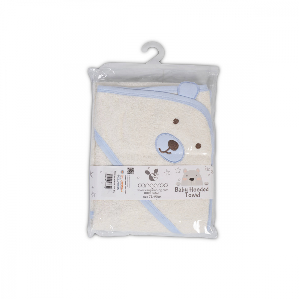 Prosop Bebe Baloo Blue, 90x70 cm, Absorbant - imagine 2