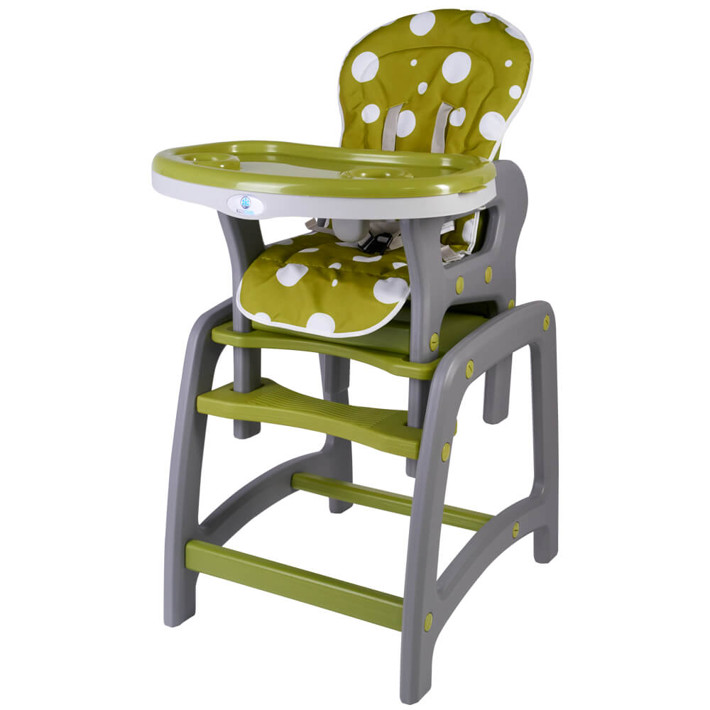 Scaun de masă multifuncțional Kidscare Verde - imagine 4