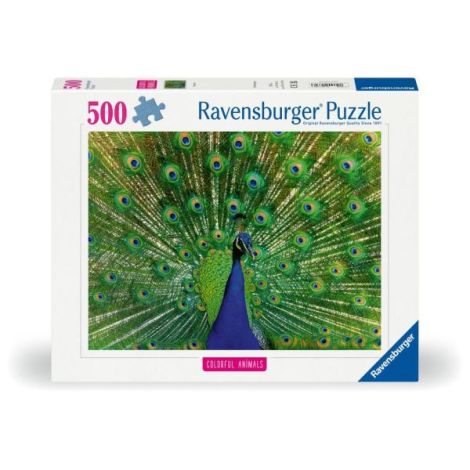 Puzzle Ravensburger 500 piese - Animale Colorate