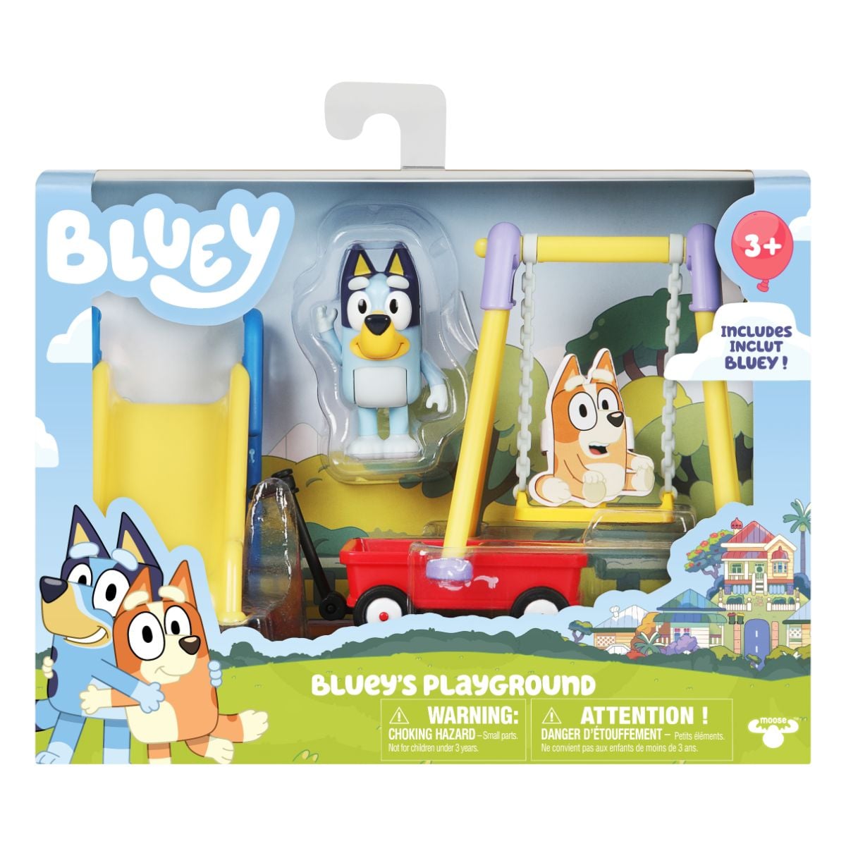 Bluey Set Parcul cu Figurine, Tobogan si Leagan