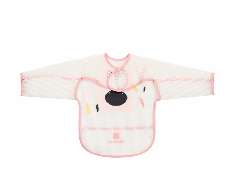 Baveta KikkaBoo Arty Pink cu Maneci - imagine 2