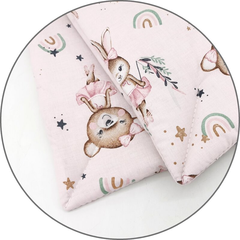 Lenjerie Patut Bumbac MimiNu, 3 Piese, Little Ballerina - imagine 2