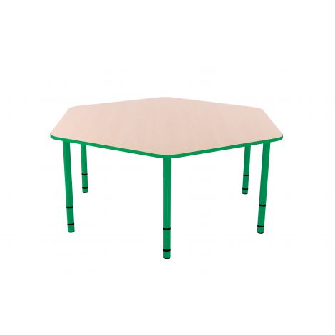 Masa Hexagonala Bambino Reglabila 40-58 cm, Cant Verde