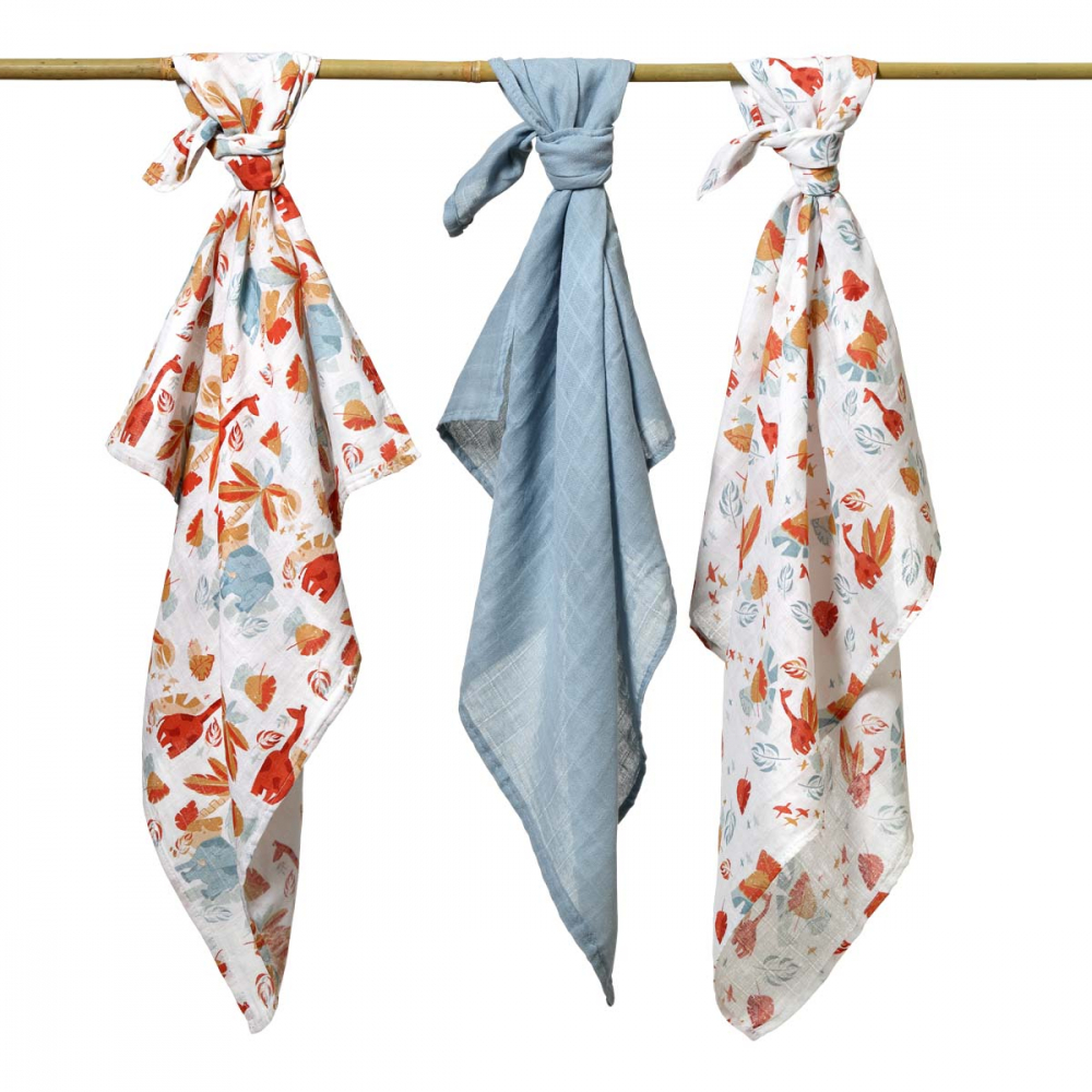 Scutece Textile Babyono 3 Buc, Bumbac 100%