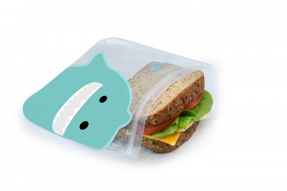 Set 6 Pungi Sandwich Reutilizabile Melii Model Animal - imagine 2