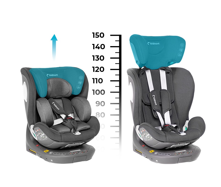 Scaun auto Kidnort 360° i-Size, Rotativ - imagine 7