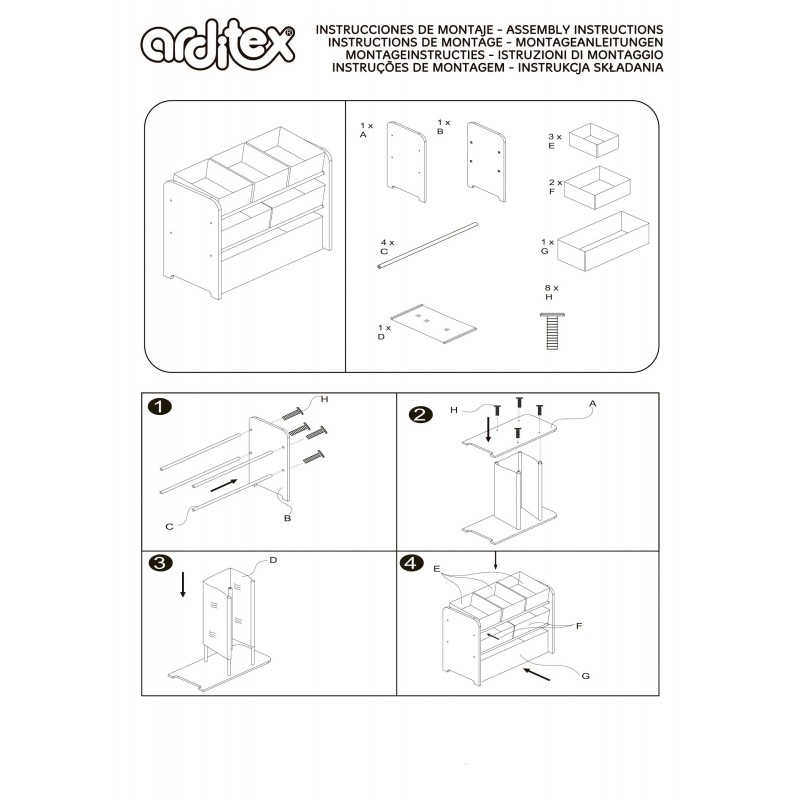 Organizator Lilo Stitch Arditex Lemn - imagine 2