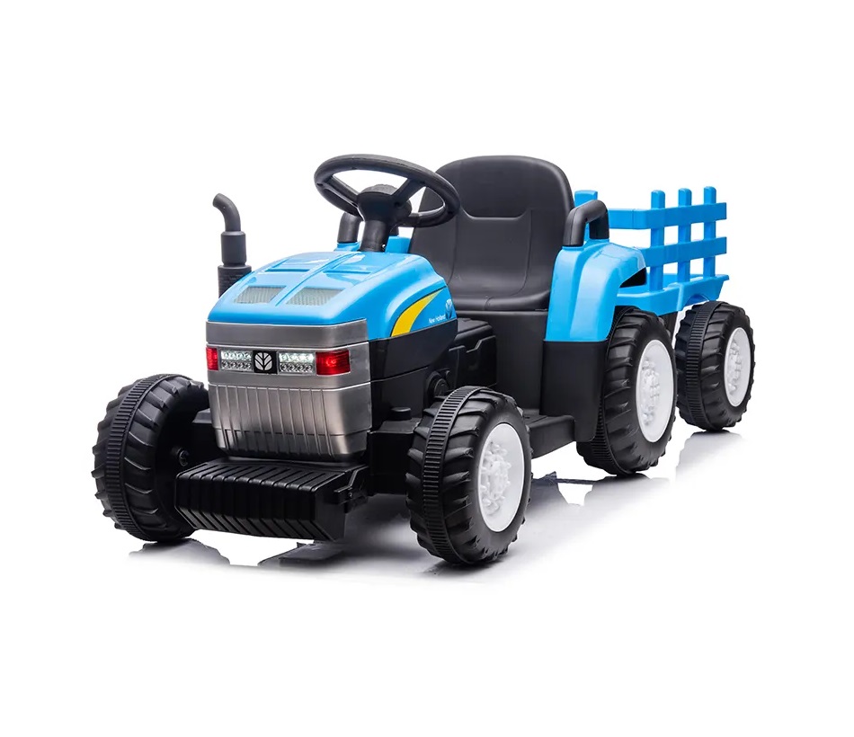 Tractor Electric Nichiduta T7 Blue cu Remorca 12V - imagine 3