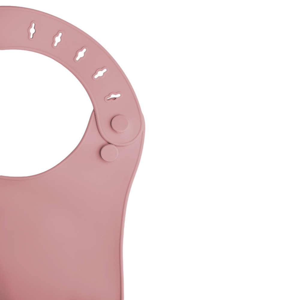 Baveta Silicon AppeKids Old Rose | Antialergica - imagine 4